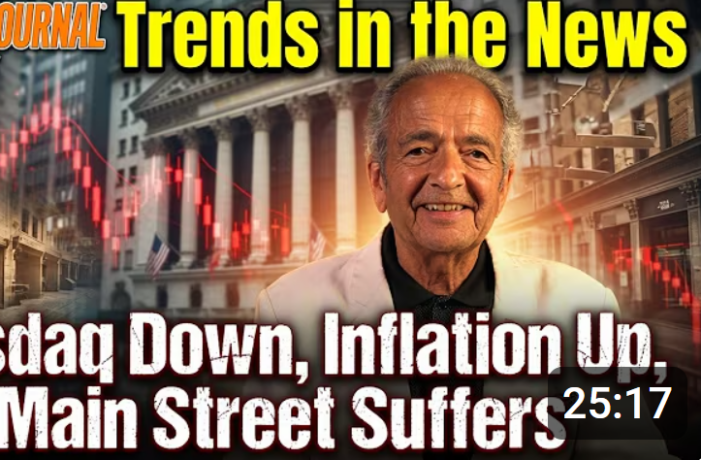 Gerald Celente: Nasdaq Down, Inflation Up, Main Street Suffers