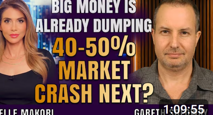 Gareth Soloway: 40-50% Market Crash Coming: ‘Big Money Already Starting to Dump’