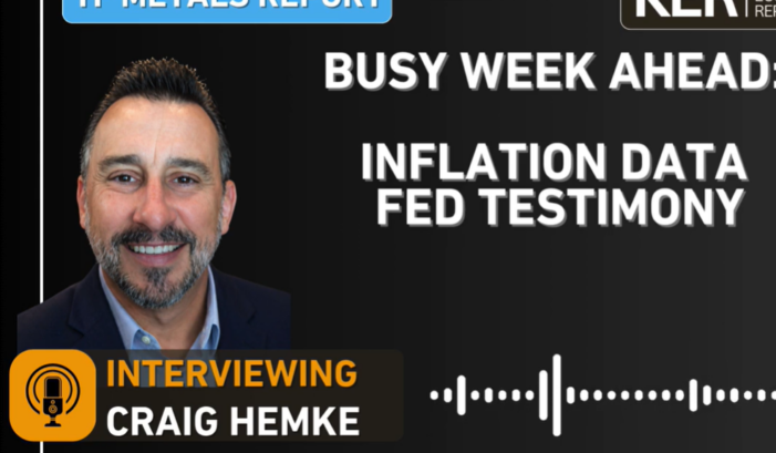 Criag Hemke: Busy Week Ahead: Inflation Data, Fed Testimony